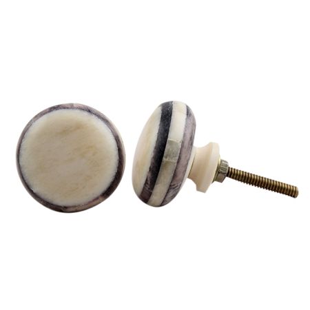 Champagne Bone Flat Cabinet Knob
